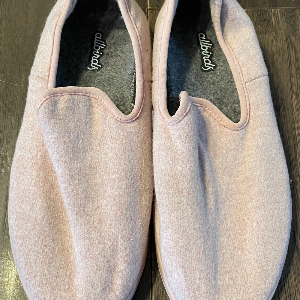 Allbirds Wool Loungers Slip-On Sneakers Women’s 6 Calm Taupe Pink Merino Wool - Picture 2 of 6